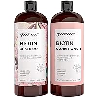 GoodMood Biotin Shampoo and Conditioner For Hair Growth Shampoo and Conditioner For Women and Men Hair Growth Shampoo For Thinning Hair and Hair Loss Shampoo For Women Shampoo and Conditioner Women