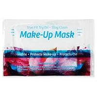 Makeup Mask - Disposable Cosmetic Mask - Protects Face and Hair - 25 Count (Pack of 1)