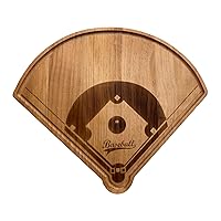 Sports Court Themed Cutting Charcuterie Board (Baseball Diamond)