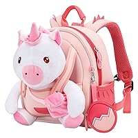 Pink Unicorn Backpack for Todders Girls 3-5,Unicorn Plush Toys for Kids 3 4 5 Year Old-Cute Preschool Valentines Day Birthday Christmas Gifts Ideas