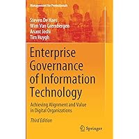 Enterprise Governance of Information Technology (Management for Professionals) Enterprise Governance of Information Technology (Management for Professionals) Hardcover Kindle Paperback