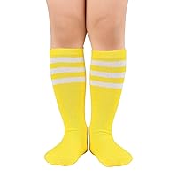 Zando Kids Soccer Baseball Football Softball Socks Cotton Girls Uniform Socks Boys Knee High Socks
