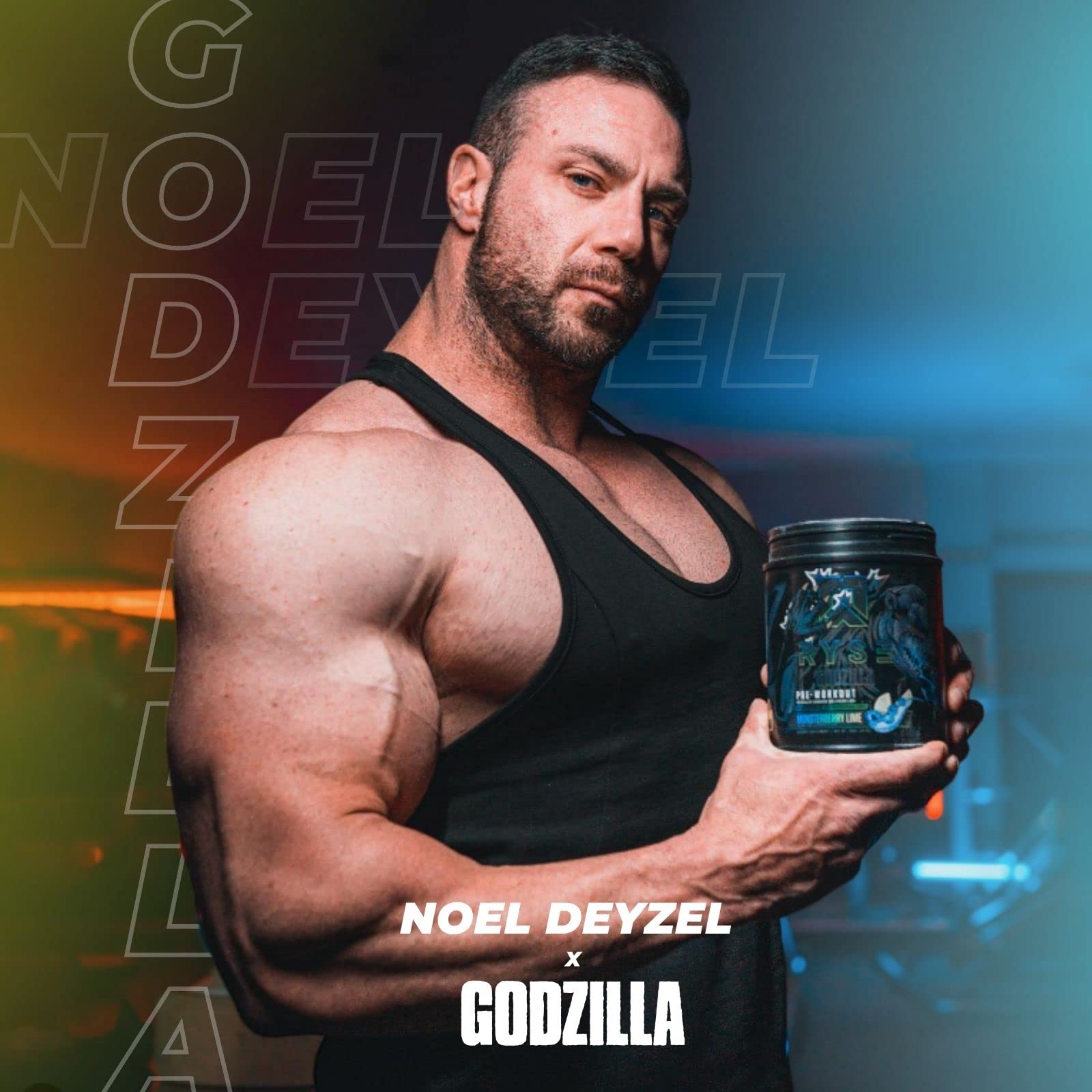 Ryse Signature Series Godzilla Pre Workout | Pump, Energy, Strength, and Focus | Citrulline, Beta-Alanine, Caffeine | 40 Servings (Monsterberry Lime)