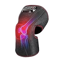 QUINEAR Knee Massager with Heat, Air Compression Knee Brace Wrap for Arthritis Pain Relief, Heated Knee Massager for Circulation and Pain Relief,3 Modes & 3 Intensities - FSA or HSA Eligible