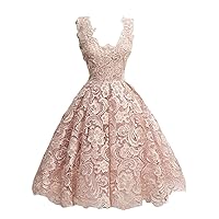 Women's Elegant Floral Lace Evening Gown Cap Sleeve Prom Party Dress US18W Pearl Pink