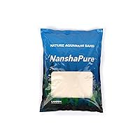 NanshaPure Natural Sand 11lbs (3L) for Reef or Hardwater Aquarium, Premium Aragonite Cosmetic Sand for Saltwater and Marine Aquascape, Substrate for Cichlid, Harlequin Shrimp and Hermit Crab