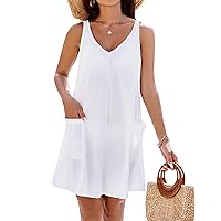 Blooming Jelly Womens Swimsuit Cover Up Dress Bathingsuit Swim Coverup Summer Casual Dress with Pockets 2024