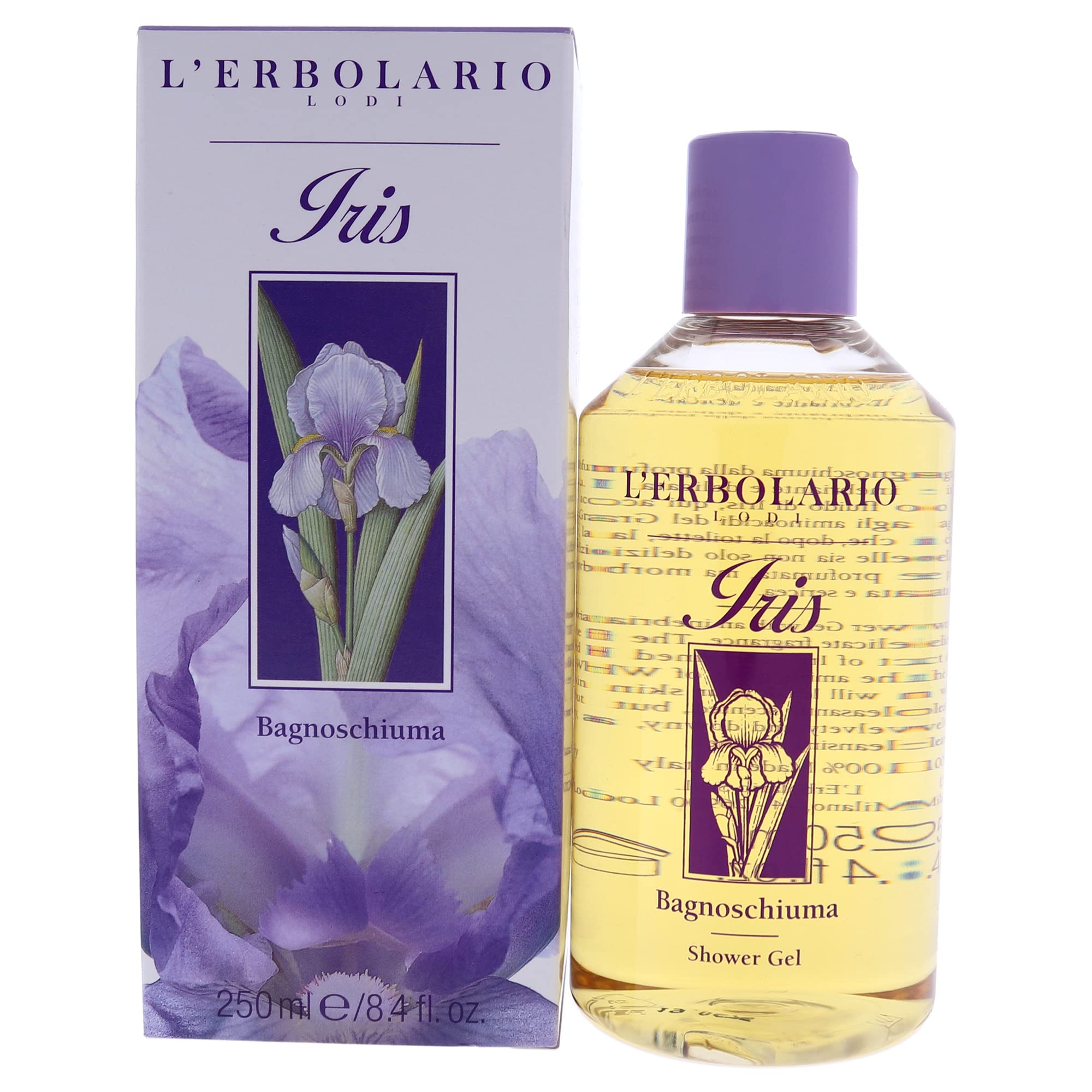 LErbolario Iris Shower Gel For Unisex 8.4 oz Shower Gels