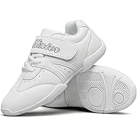 Girls White Cheerleading Shoes Lightweight Youth Competition Cheer Sneakers Kids Training Dance Tennis Shoes