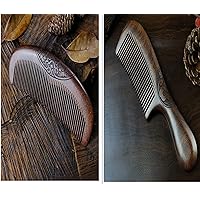 Men and Women Household Dense Tooth Comb Static Comb Long Hair Massage Ancient Peach Comb 1Pcs (Color : 16CM and 20CM)