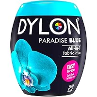 Dylon Washing Fabric Clothes Soft Furnishings Machine Dye Pod Paradise Blue 350g, 350 g (Pack of 1), 12 Ounce