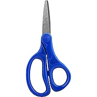 Maped - Essentials Pointed 5 Inch School Scissors - Durable Stainless Steel Blades - Ambidextrous Handles - Ages 6+ - Pack of 50 Scissors