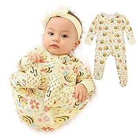 Zippered Viscose from Bamboo One-Piece Baby Clothes Footie Sleepers Rompers 0-36 Months