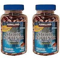 Stool Softener 100 mg., 400 Softgels (2 Pack)