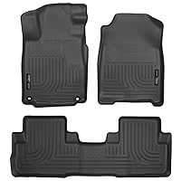 Husky Liners - Weatherbeater | Fits 2015 - 2016 Honda CR - V - Front & 2nd Row Liner - Black, 3 pc. | 98471