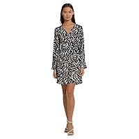 Donna Morgan Women's Wrap Look Desk to Dinner Event Occasion Guest of
