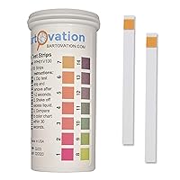 pH 1-14 Wide Range Test Strips [Moisture-Proof Vial of 100 Strips] Made in USA