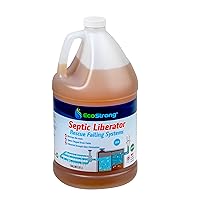 Septic Tank Shock Treatment | Bio Enzyme Septic Safe | Clears Leach & Drain Fields, Dissolves Organic Solids, Grease, Hair - Drain Deodorizer(1 Gallon)