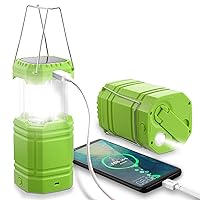 SupeDesk Camping Lantern Rechargeable, Portable Extendable USB Light  Tripod, 3 Color Temp Stepless Dimming, Ambient Light, 10000 MAh Power Bank