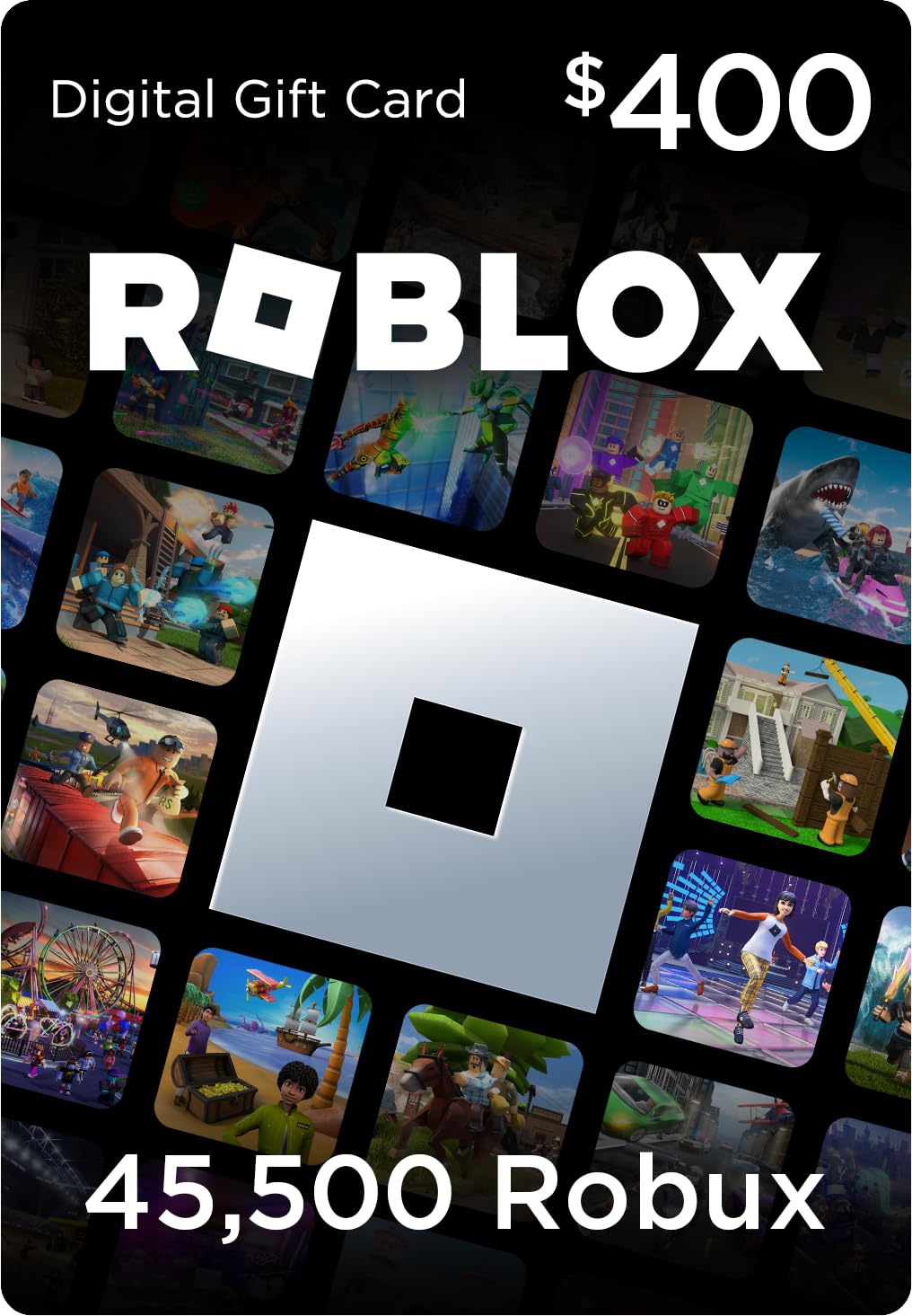 Roblox Digital Gift Code for 45,500 Robux [Redeem Worldwide - Includes Exclusive Virtual Item] [Online Game Code]