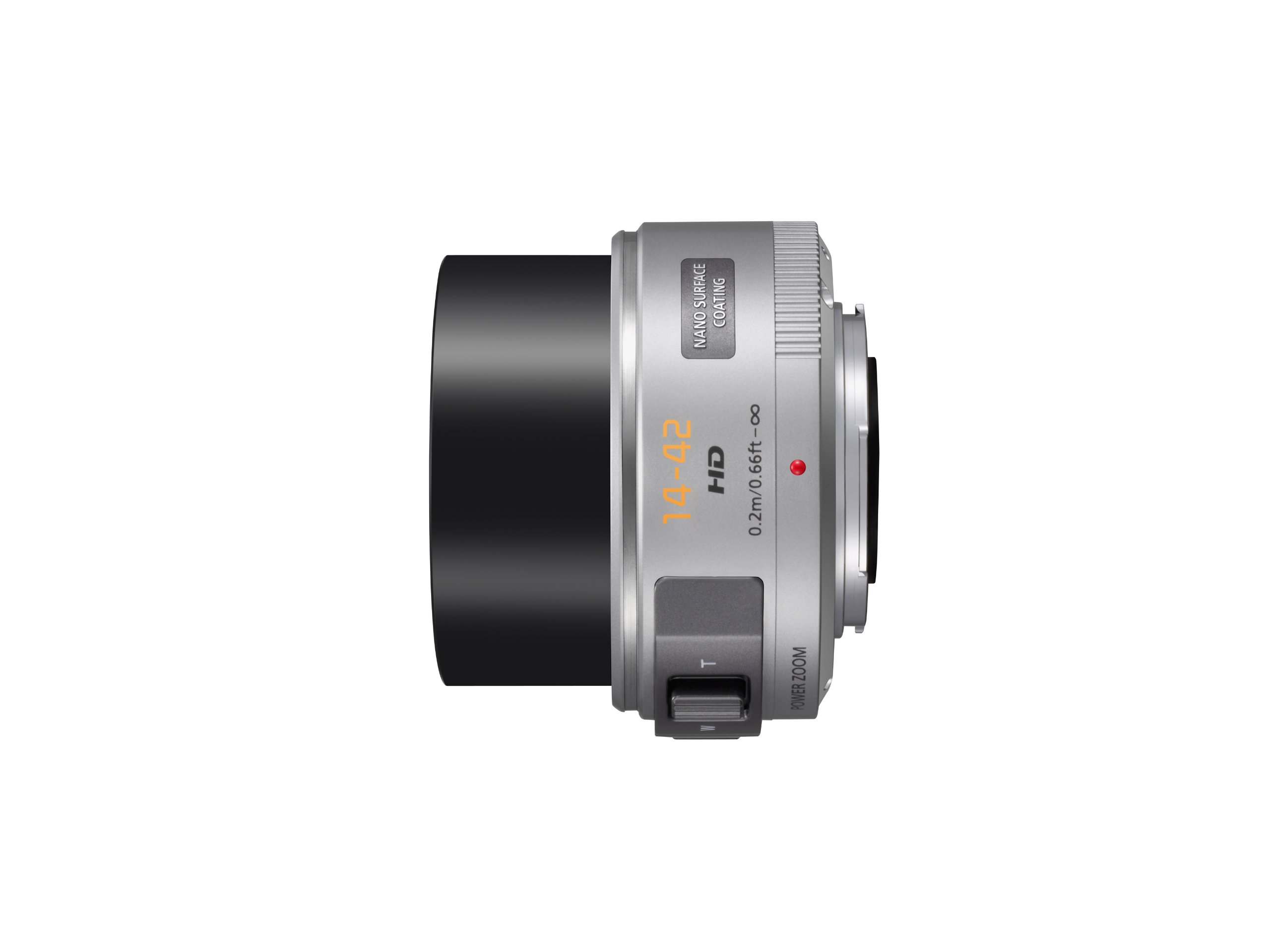PANASONIC LUMIX G X Vario Power Zoom Lens, 14-42mm, F3.5-5.6 ASPH., Mirrorless Micro Four Thirds, POWER Optical I.S., H-PS14042S (SILVER)