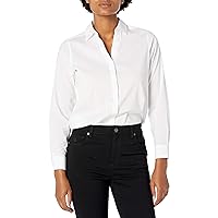 Foxcroft Womens Kylie Stretch Non-Iron Shirt White 14 One Size