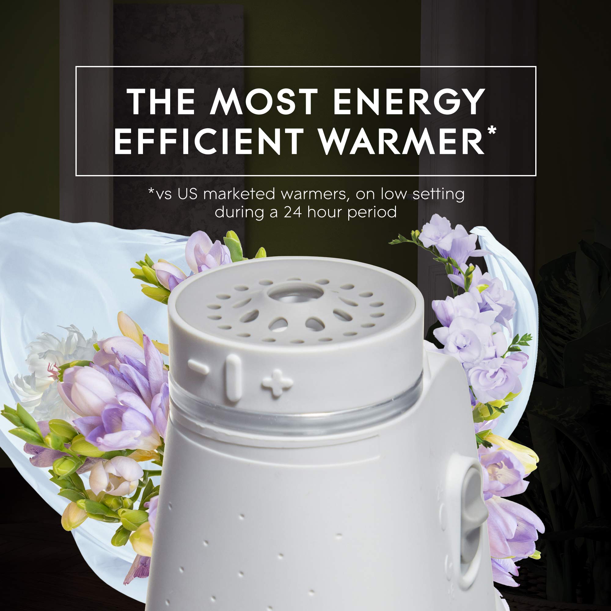 Glade PlugIn Plus Air Freshener Starter Kit, Scented Oil for Home and Bathroom, Clean Linen, 2.01 Fl Oz, 1 Warmer + 3 Refills