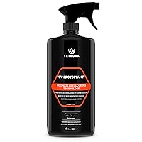 UV Protectant Spray - for Vinyl, Plastic, Rubber, Fiberglass, Leather & More - Prevents Fading & Cracking from UV Damage - Restores Color & Repels Dirt - Free of Residue (18 oz)