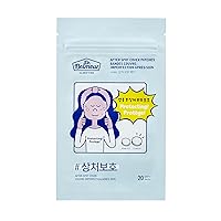 THE FACE SHOP Dr.Belmeur Clarifying Wound Protection Patches | Hydrocolloid Wet Patch for Wounds Protection | Recovery Care | 20 pcs,K-Beauty