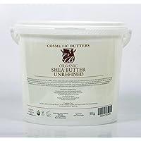 Mystic Moments | Cosmetic Butters | Shea Butter Unrefined Organic 5Kg - Pure & Natural Cosmetic Butters Vegan GMO Free