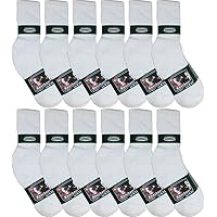 Men's Sports Crew Socks (Pack of 12 Pairs)