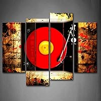 Music Wall Art Record Music Studio Canvas Wall Art Painting Pictures Print On Canvas The Picture Art for Living Room Kitchen Home Modern Decoration
