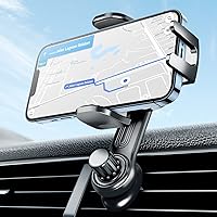 eSamcore Cell Phone Holder Car, Car Phone Holder Mount with [Never Blocking] Air Vent Clip Car Phone Holders for iPhone 15/14 /13 Pro Max & All 4.7