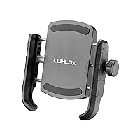 Interphone, Quiklox Crab Smartphone Universal Holder, Smartphone Mount Holder for Motorbike, Quick Attach for Touchscreen Use