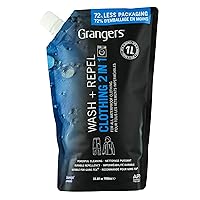 Grangers Wash + Repel Clothing 2 in 1 - Cleans and Waterproofs in One Wash Cycle