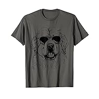 Great Pyrenees Sketch Drawing Art Dog Lover Mom Dad Women T-Shirt
