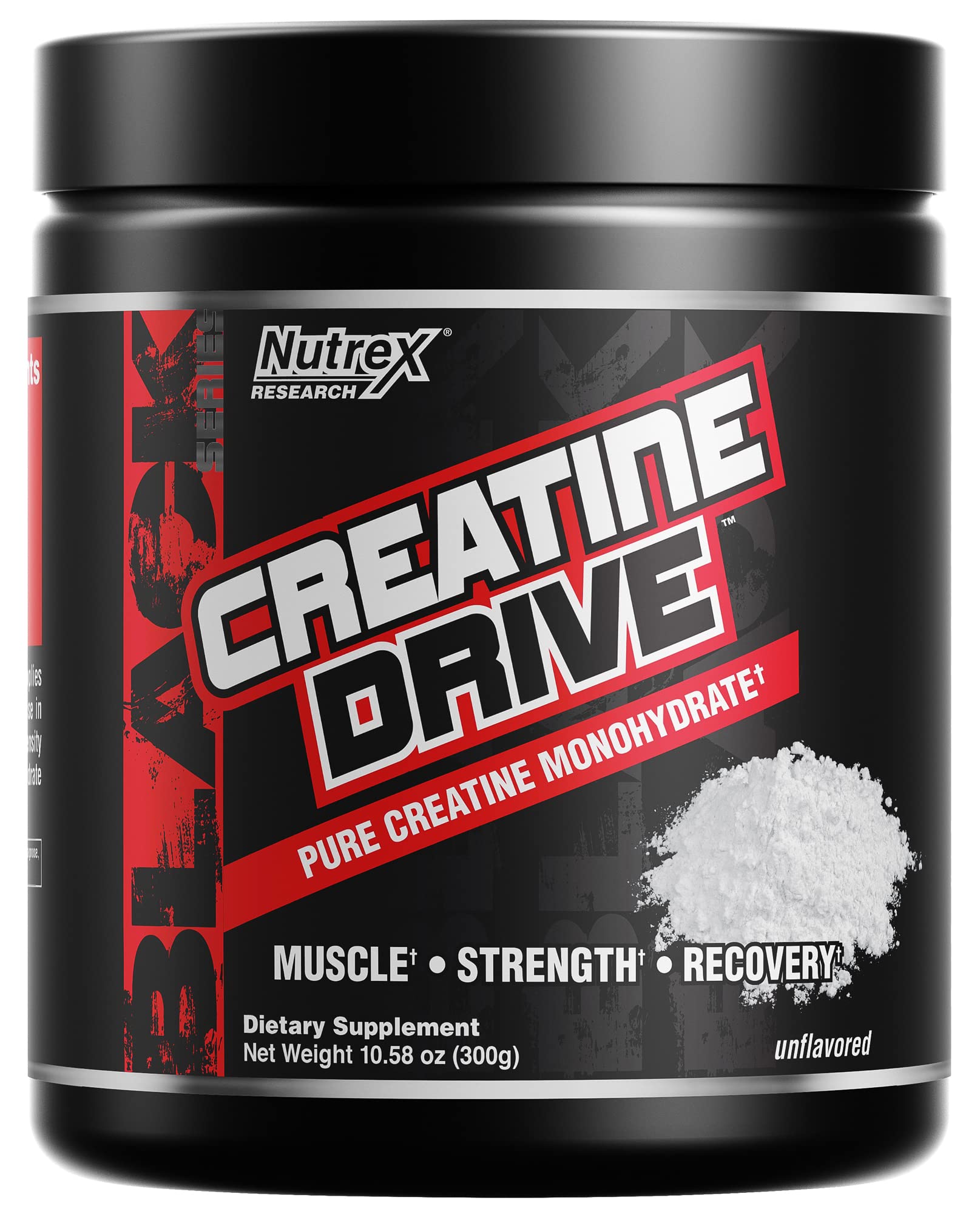 Nutrex Research Ultra Pure Creatine Monohydrate Powder Unflavored | 5G Creatine Powder for Muscle Gain, Strength, Endurance and Recovery | 60 Servings
