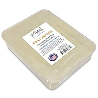 Primal Elements Honey Soap Base - Moisturizing Melt and Pour Glycerin Soap Base for Crafting and Soap Making, Easy to Cut - 10 Pound