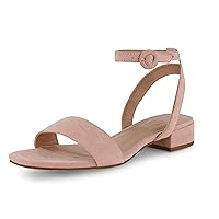 CUSHIONAIRE Women's Nobu one band low block heel sandal +Wide Widths Available