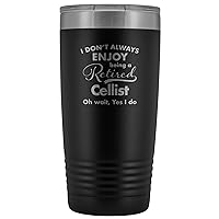 Retirement Gifts for Chemist - Funny Tumbler for Retiring Retired Cosmetic Forensic Medicinal Pharmaceutical Phd Research Industrial - Insulated Stainless Steel - 20oz - Black