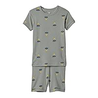 GAP Baby Girls' Short John Pajama Set
