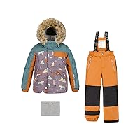 Deux par Deux Boy Two-Piece Snowsuits, Kid Winter Clothing Sets…
