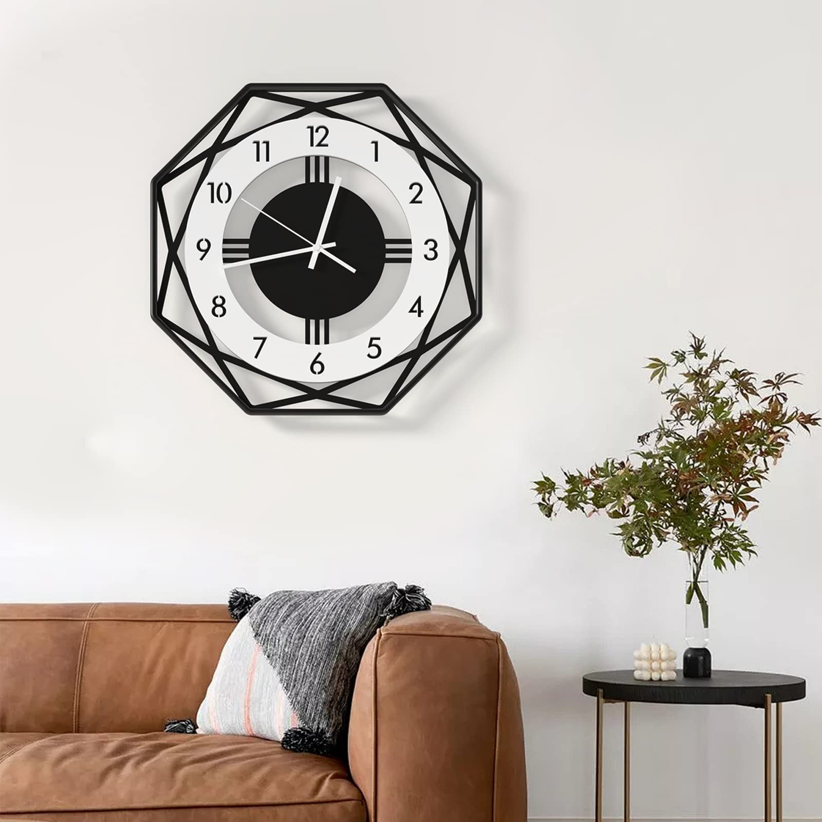 Mua MEISD Wall Clock for Living Room Decor, Decorative Modern Wall ...
