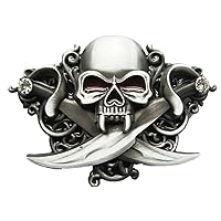 Skull Firefighter Belt Buckle Mix Styles Choice Stock in US (10)