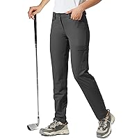 Willit Women's Golf Pants Hiking Cargo Pants Quick Dry Lightweight Outdoor Casual Pants Water Resistant