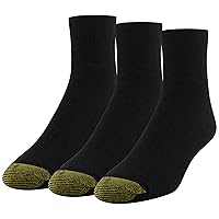 GOLDTOE Men's Non Binding Ankle Socks, Multipairs