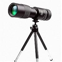 Super 4K 10-300X40mm Telephoto Zoom BAK4 Monocular Telescope with Phone Adapter Tripod for Bird Watching Hunting Hiking Travelling Gift Portable Pocket
