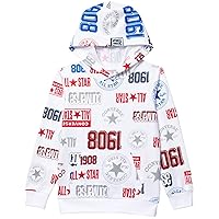 Converse Boy's Logo All Over Print Fit Pullover (Toddler/Little Kids)