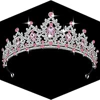 Kamirola - Queen Crown and Tiaras Princess Crown for Women and Girls Crystal Headbands for Bridal, Princess for Wedding and Party（01）
