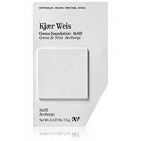 Kjaer Weis Cream Foundation Refill – Medium Buildable Coverage, Semi Matte Foundation – Certified-Organic, Cruelty-Free Clean Makeup – Like Porcelain